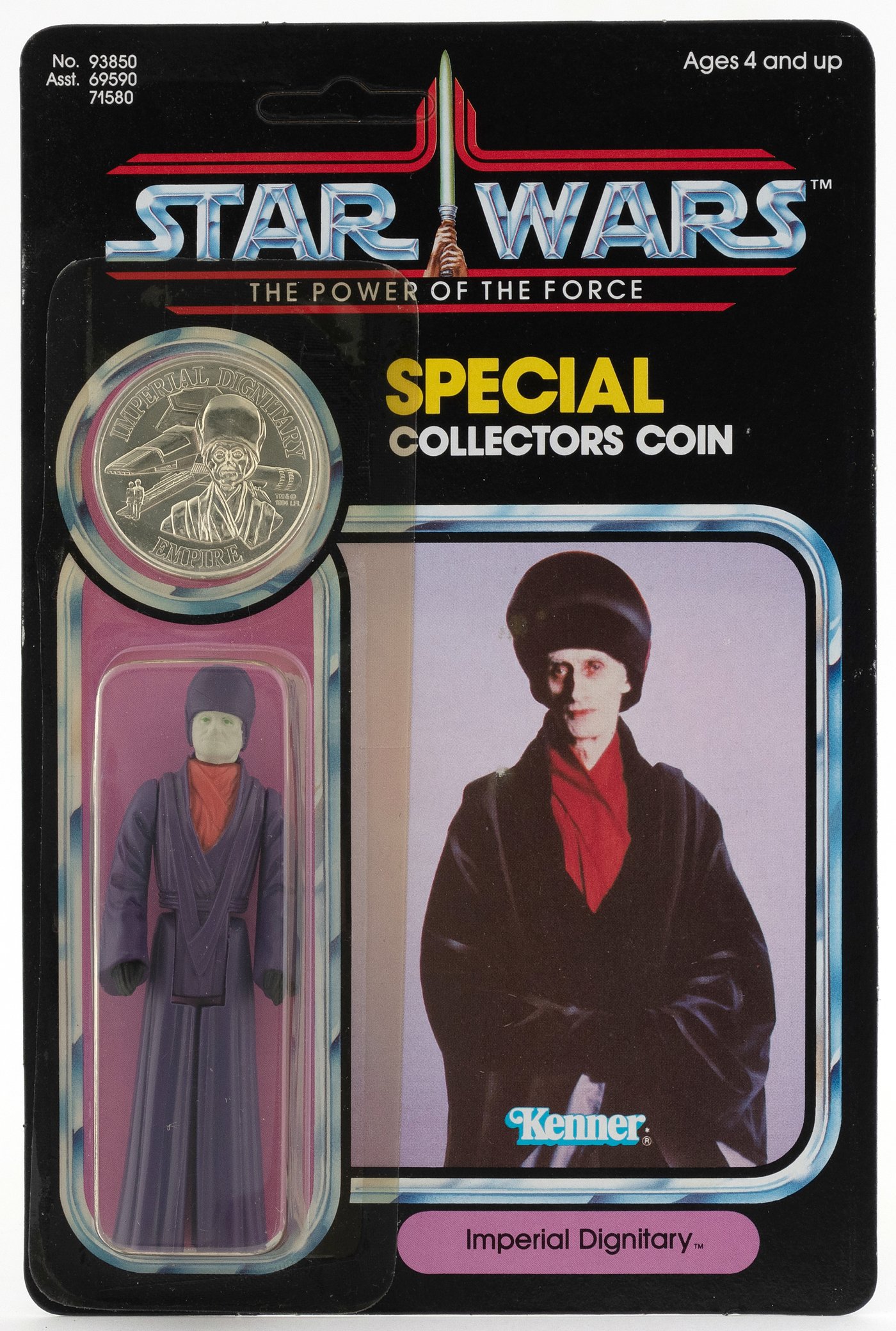 Hake's STAR WARS THE POWER OF THE FORCE IMPERIAL DIGNITARY 92 BACK