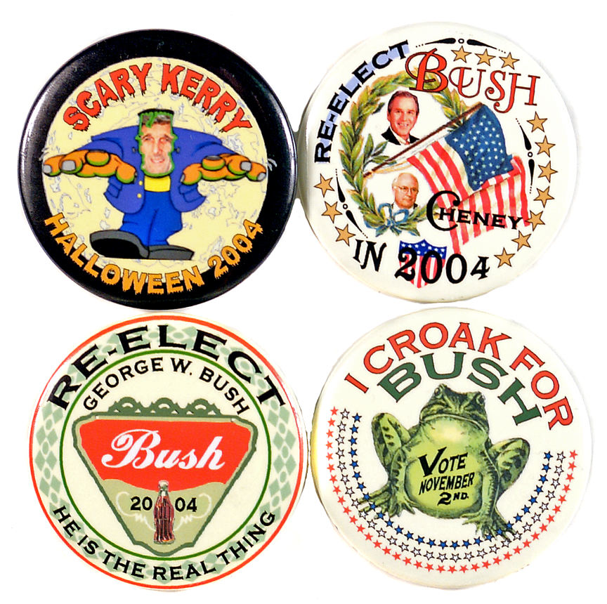 Hake's - LIMITED EDITION 2004 BUSH BUTTONS.