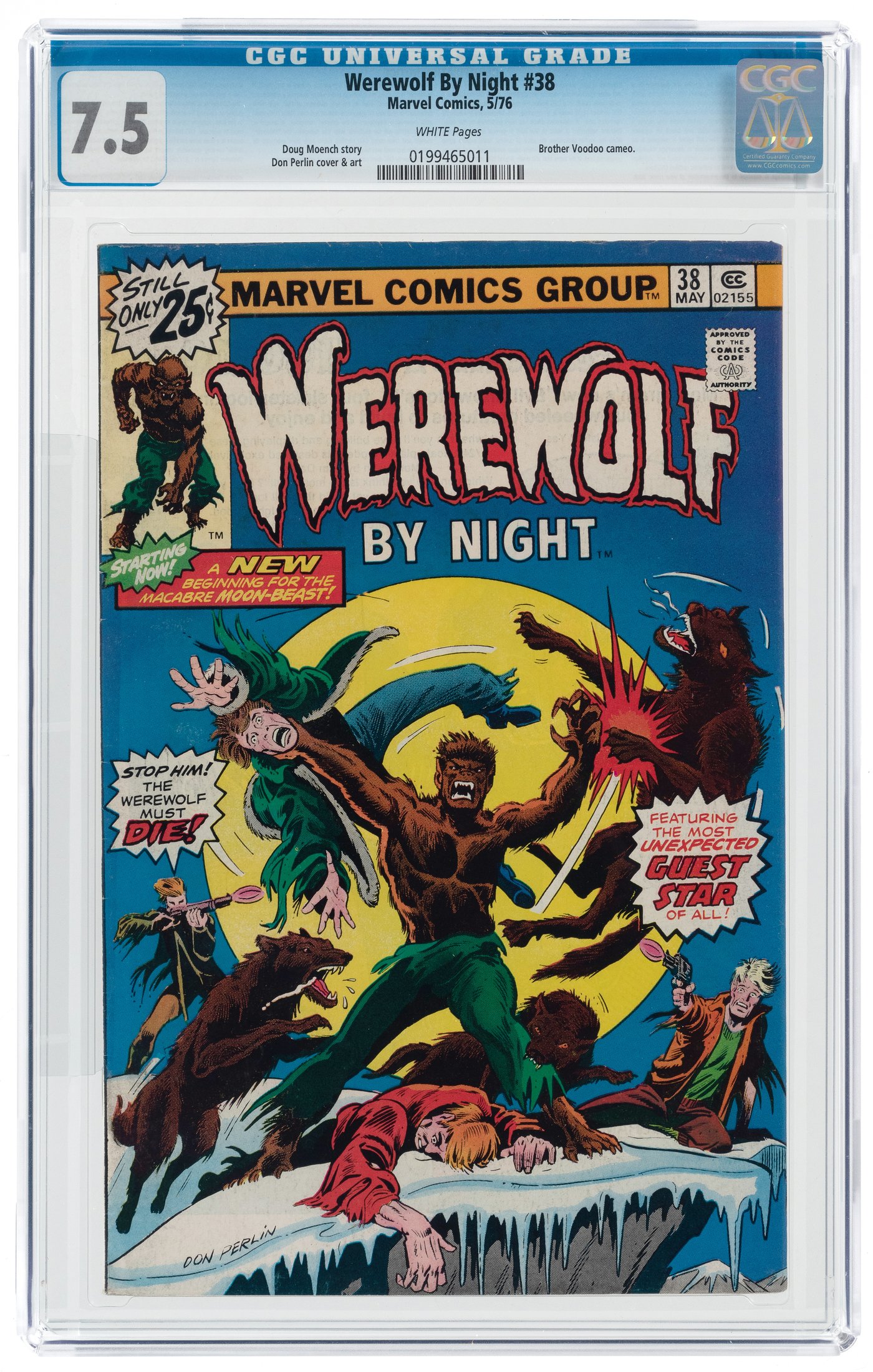 Hake's - WEREWOLF BY NIGHT #38 MAY 1976 CGC 7.5 VF-.