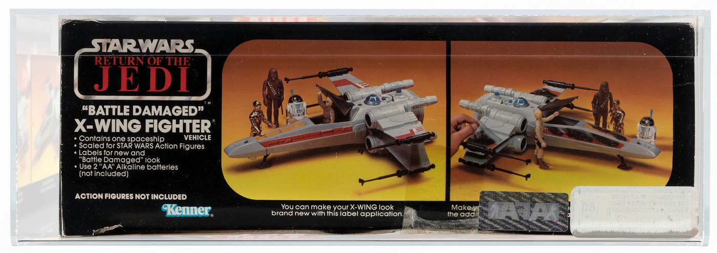 Hake's - STAR WARS: RETURN OF THE JEDI - X-WING FIGHTER (BATTLE DAMAGED ...