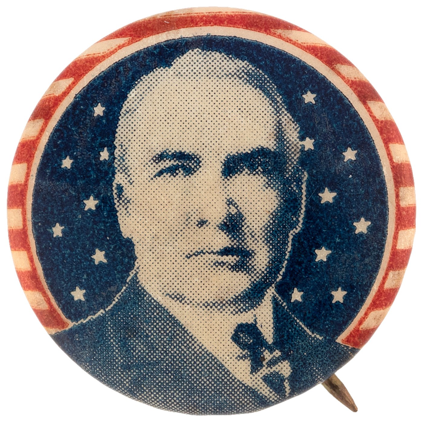 Hakes Harding Striking And Patriotic 1920 Campaign Portrait Button