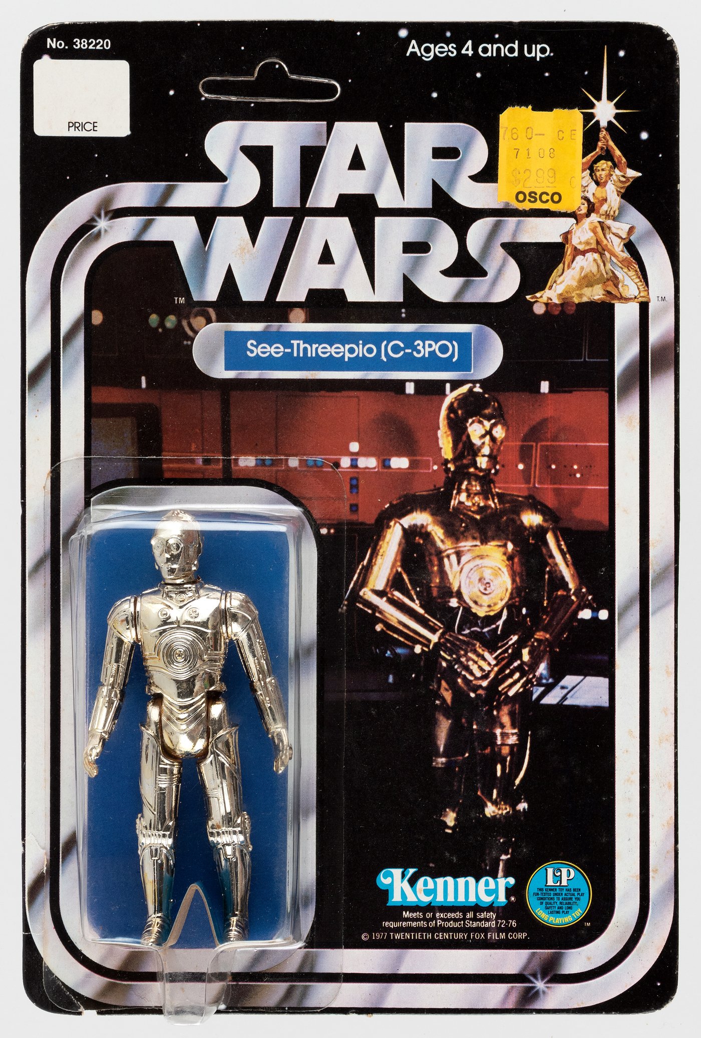 Hake s STAR WARS C 3PO 12 BACK B CARDED ACTION FIGURE