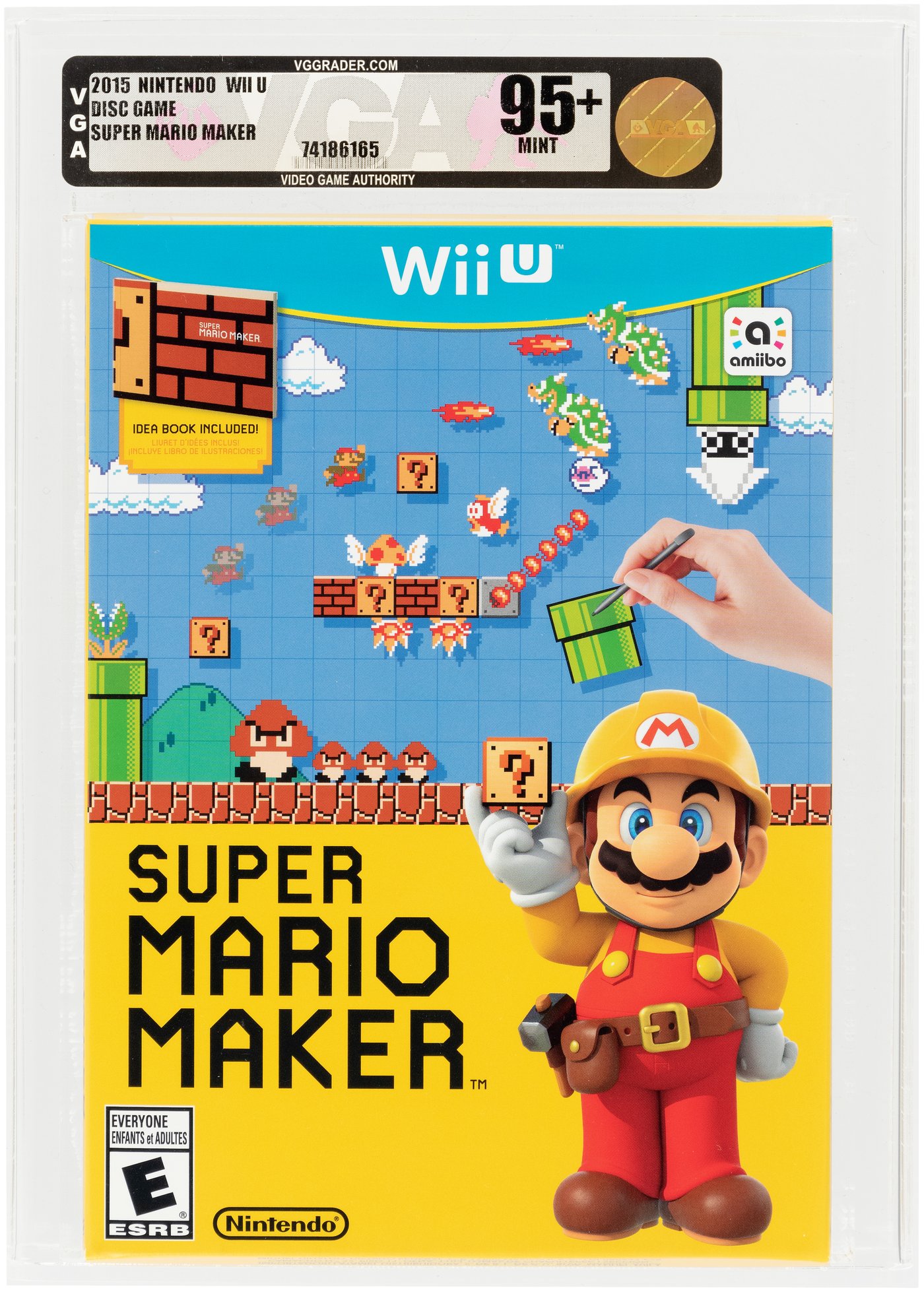 Hake's - NINTENDO Wii U (2015) SUPER MARIO MAKER VGA 95+ MINT.