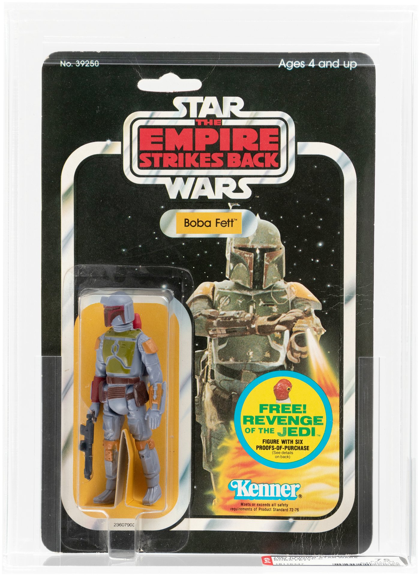 Hake's - STAR WARS: THE EMPIRE STRIKES BACK (1982) - BOBA FETT 48 BACK ...