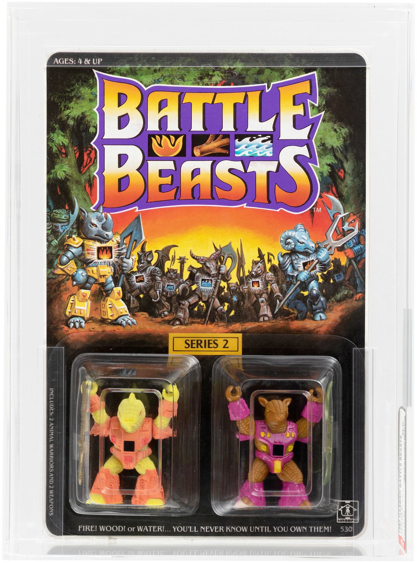 Hake's - BATTLE BEASTS (1987) SERIES 2 - ICKY IGUANA & ARMORED ...