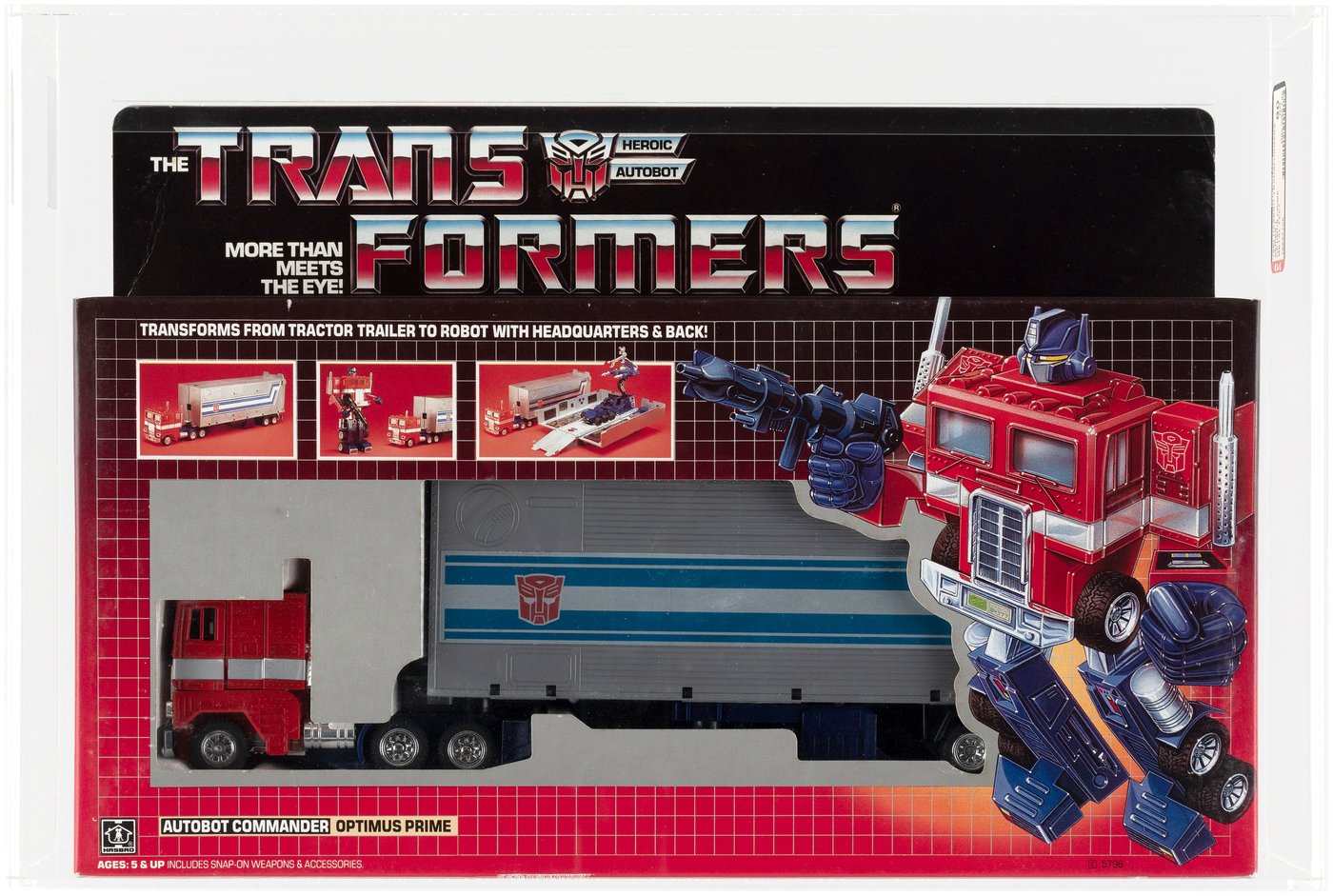 1984 Transformers Heroic Autobot Autobot Commander Optimus Prime