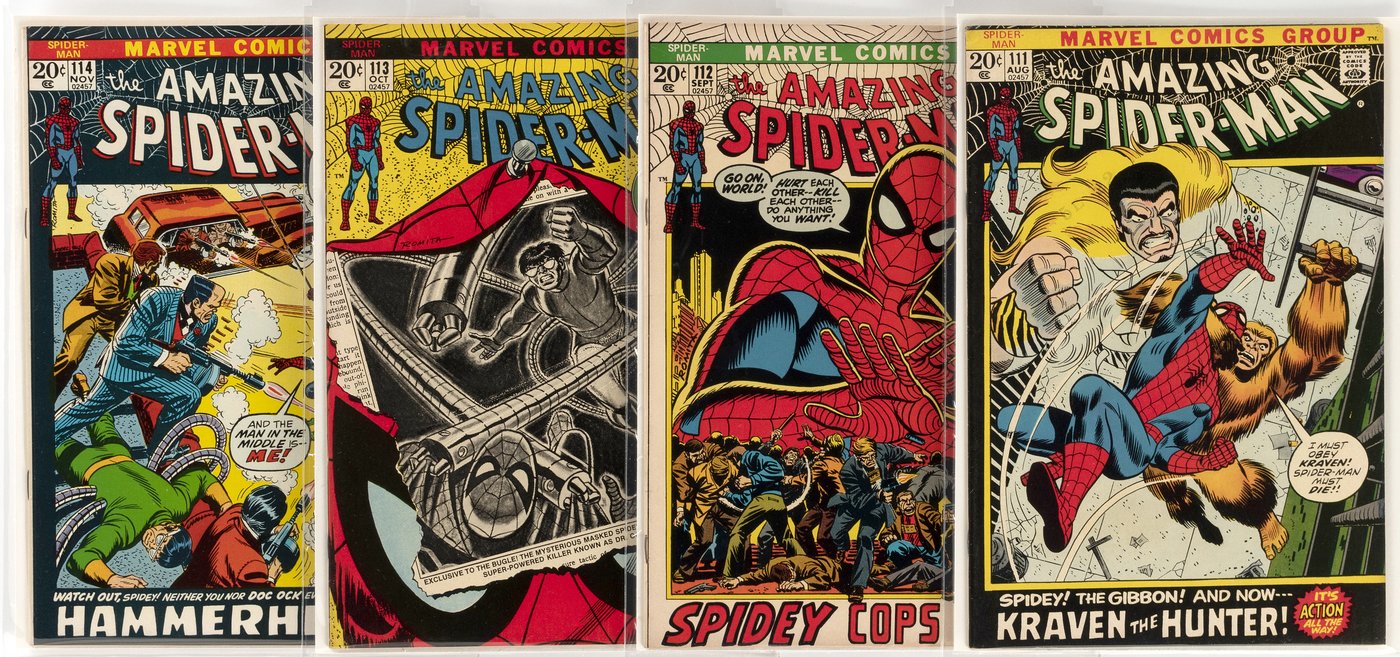 Hake's - Amazing Spider-man Bronze Age Run Of Six Comic Issues (first 