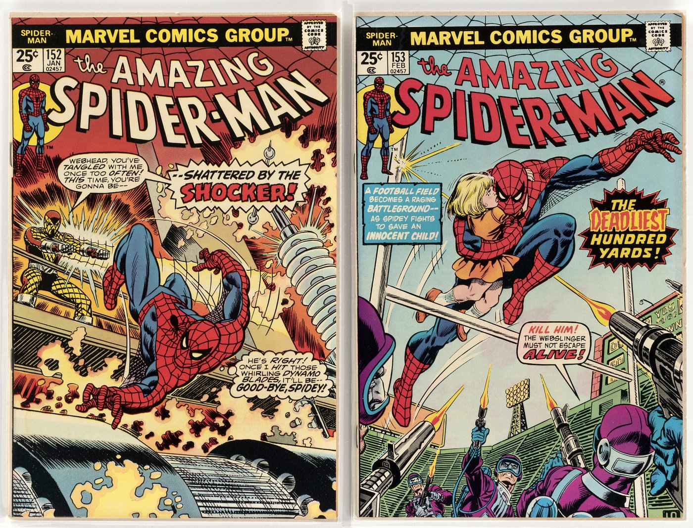 Hake's - AMAZING SPIDER-MAN BRONZE AGE RUN OF 11 COMIC ISSUES (FIRST ...