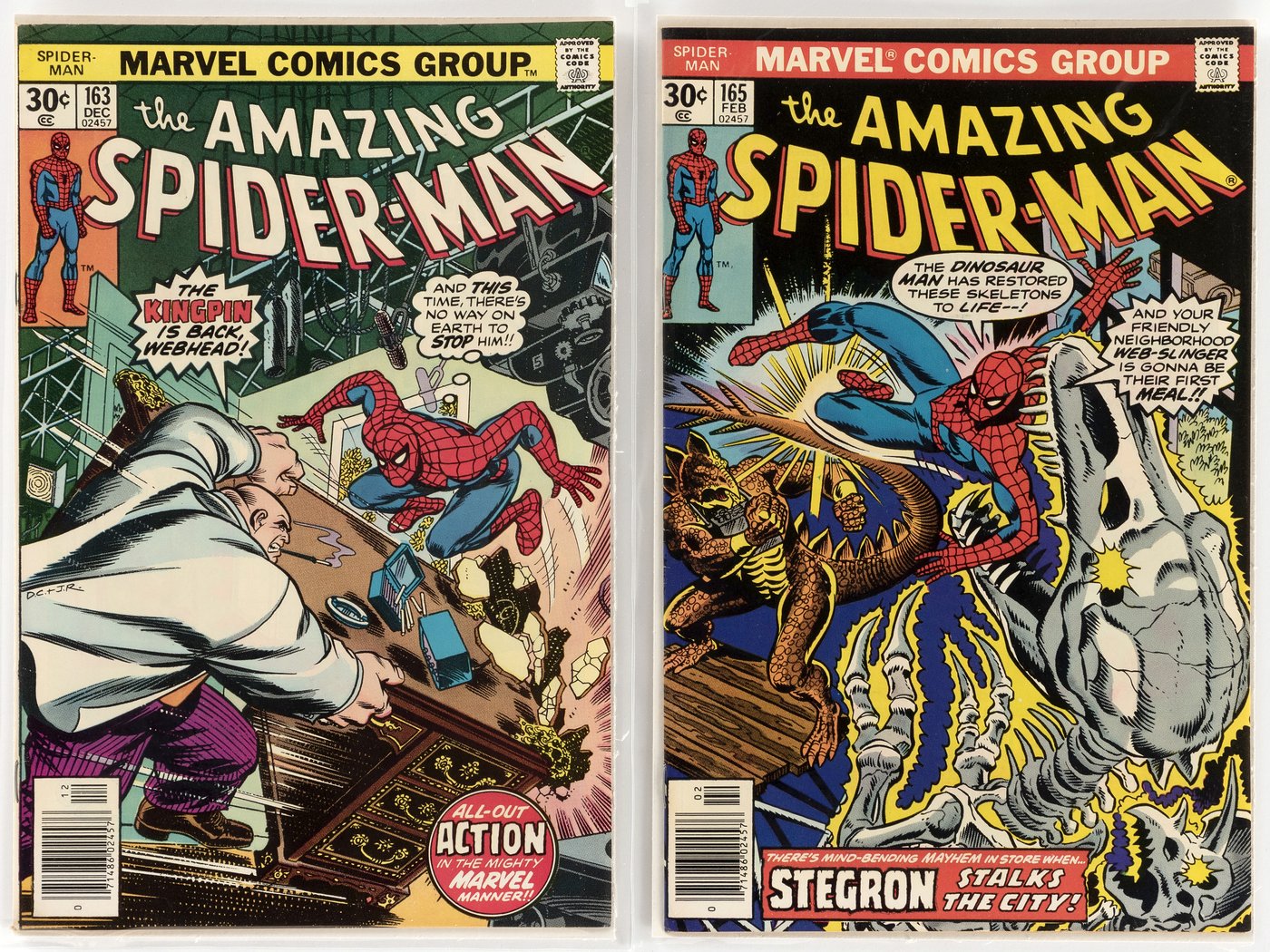 Hake's - AMAZING SPIDER-MAN BRONZE AGE LOT OF 16 COMIC ISSUES (FIRST ...