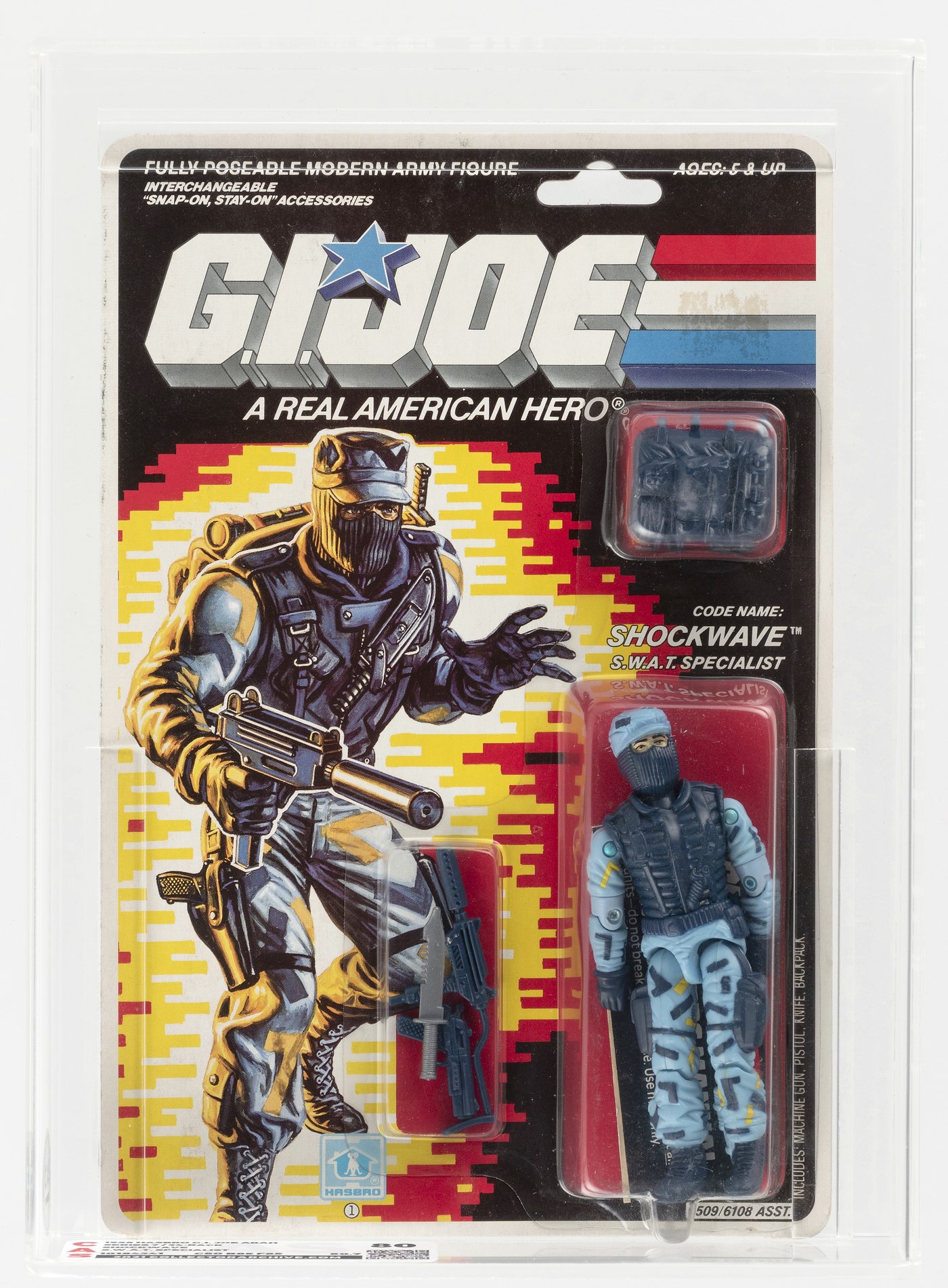 Hake's - G.I. JOE - SHOCKWAVE SERIES 7/34 BACK FIGURE CAS 80.