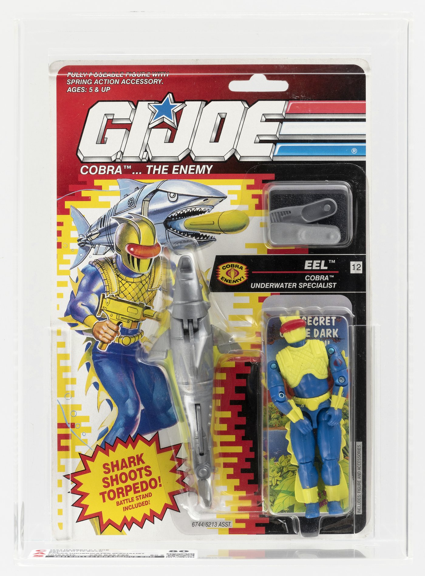 Hake's - G.I. JOE - EEL SERIES 11/12 BACK FIGURE CAS 80.