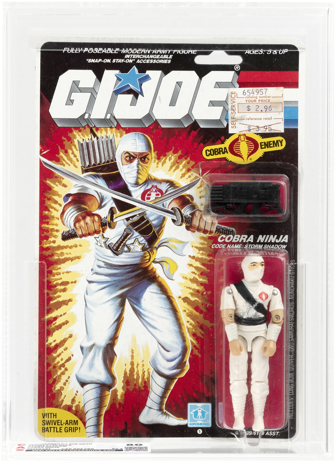 Hake's - G.I. JOE (1984) - STORM SHADOW SERIES 3/36 BACK CAS 80.