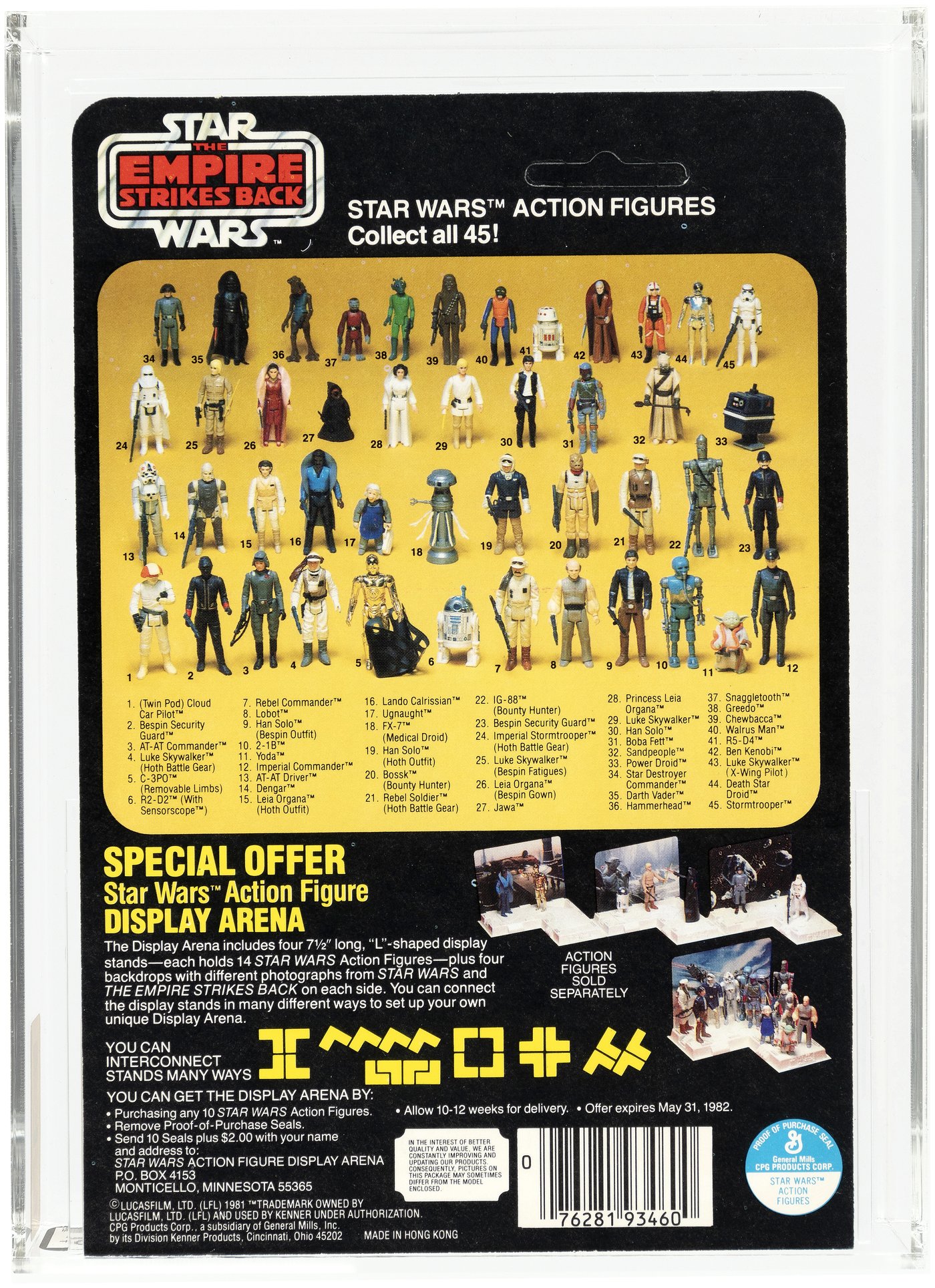 Hake's - STAR WARS: THE EMPIRE STRIKES BACK (1981) - LOBOT 45 BACK ...