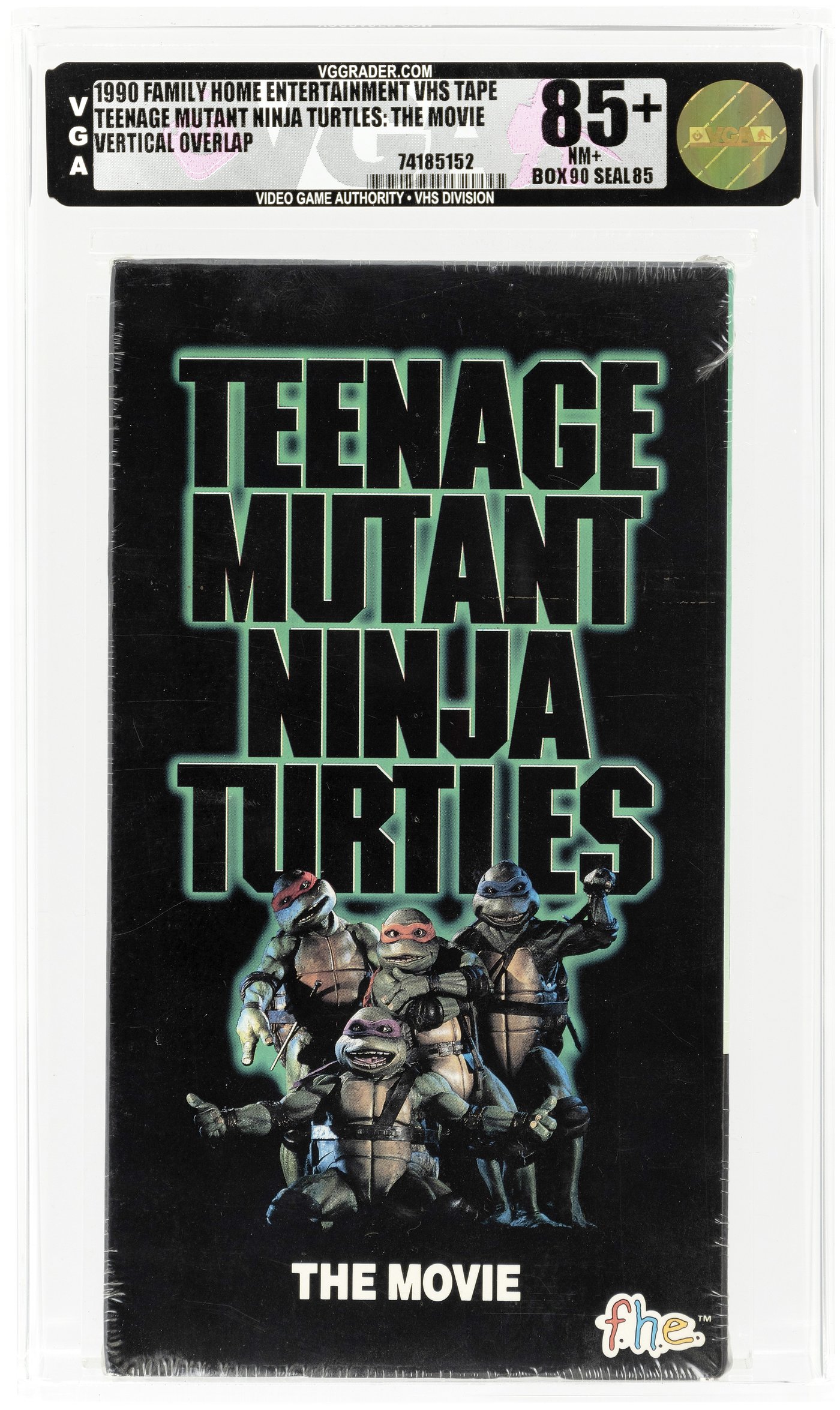 Hake's - TEENAGE MUTANT NINJA TURTLES: THE MOVIE VHS (1990) VGA 85+ NM+ ...