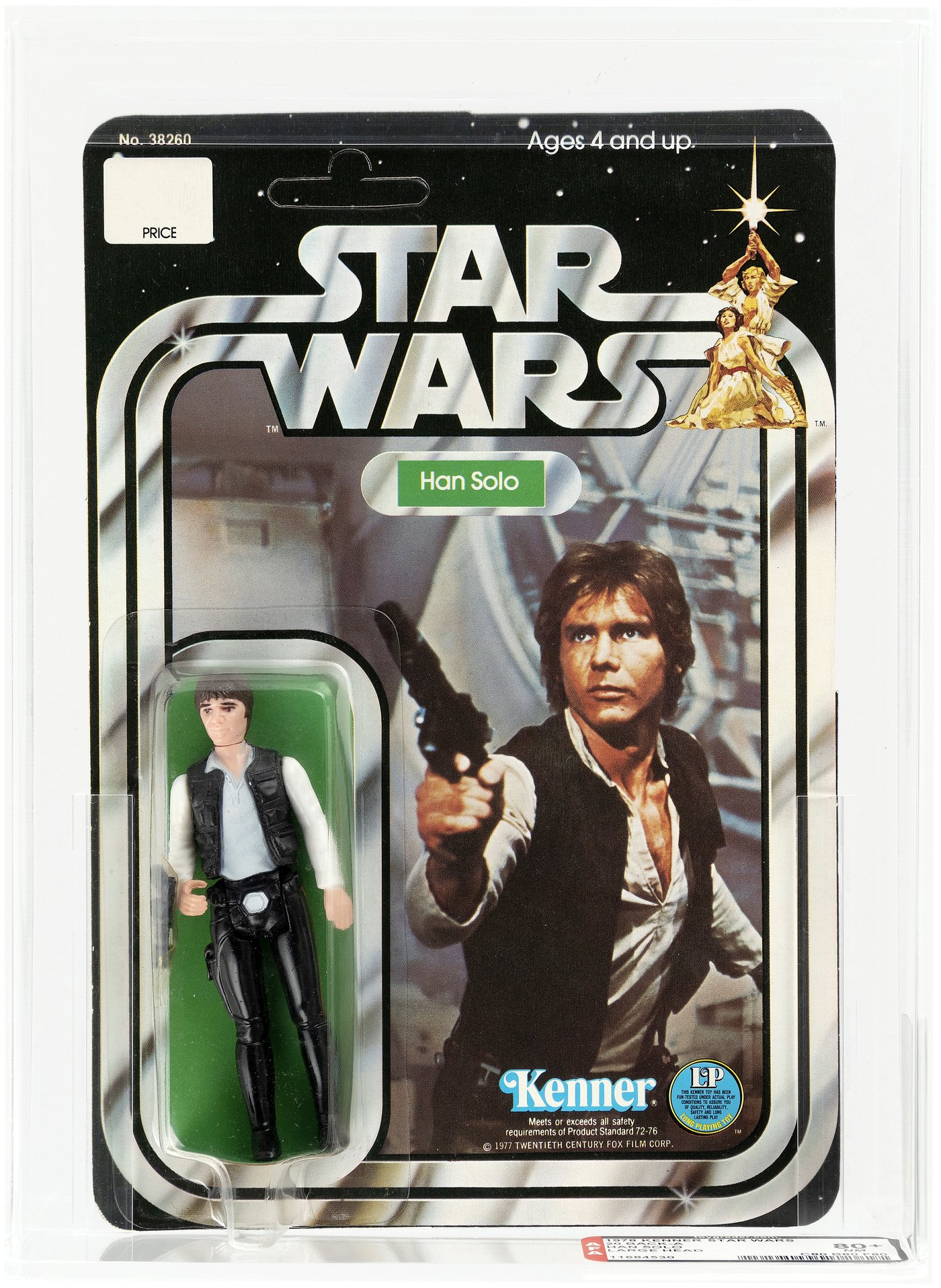 Hake's - STAR WARS (1978) - HAN SOLO 20 BACK-A AFA 80+ NM (LARGE HEAD).