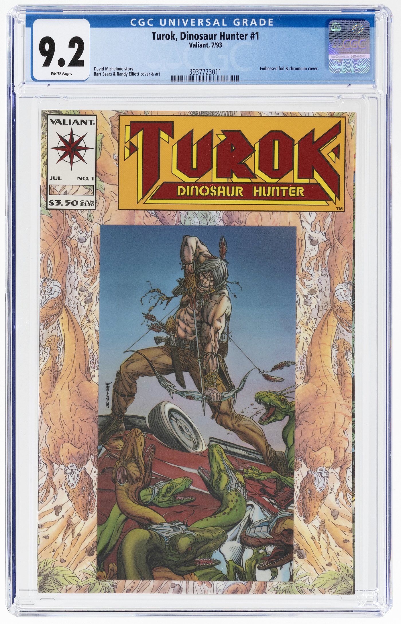 Hake S Turok Dinosaur Hunter July Cgc Nm