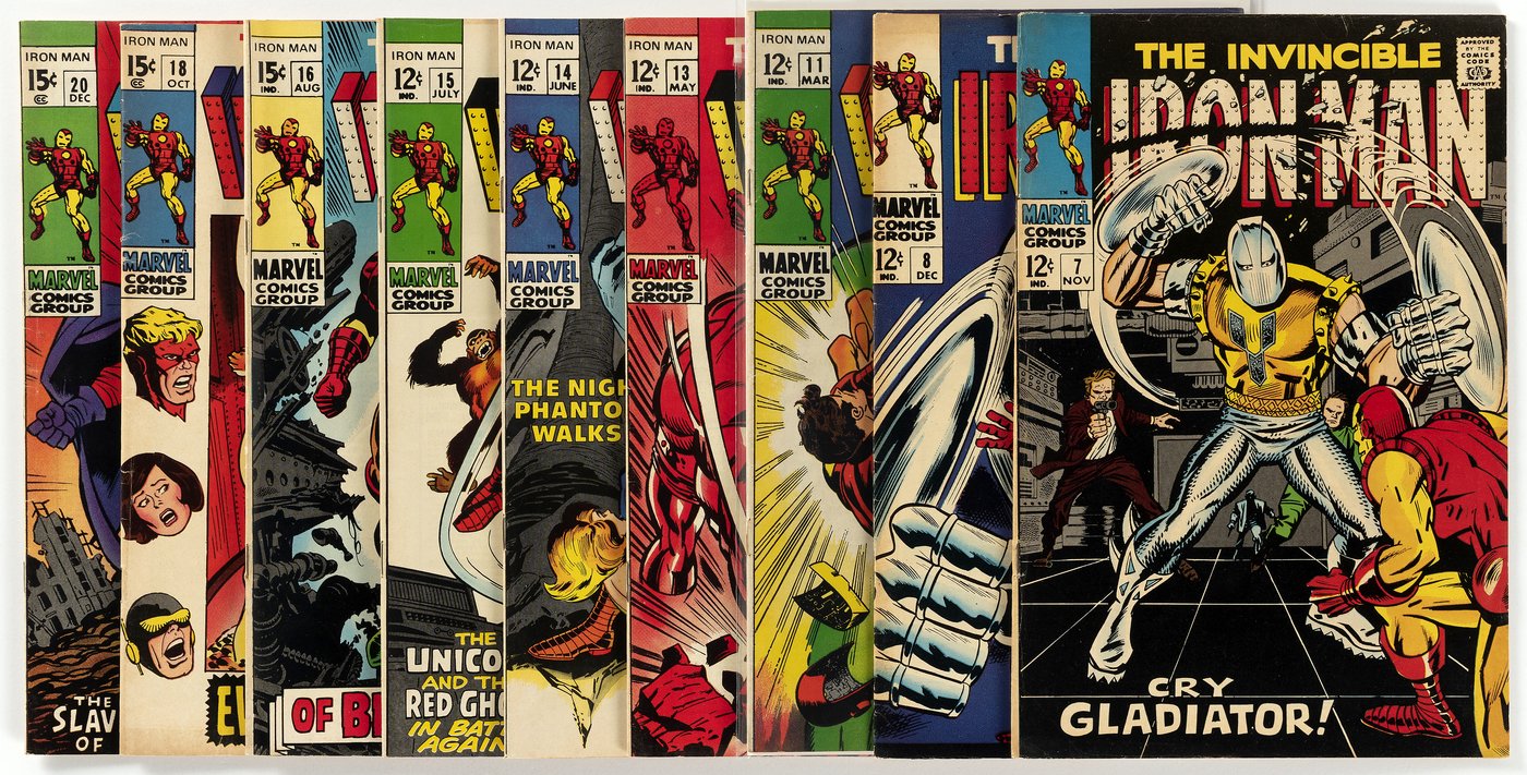 Hake's - Iron Man Silver Age Comic Lot Of 20