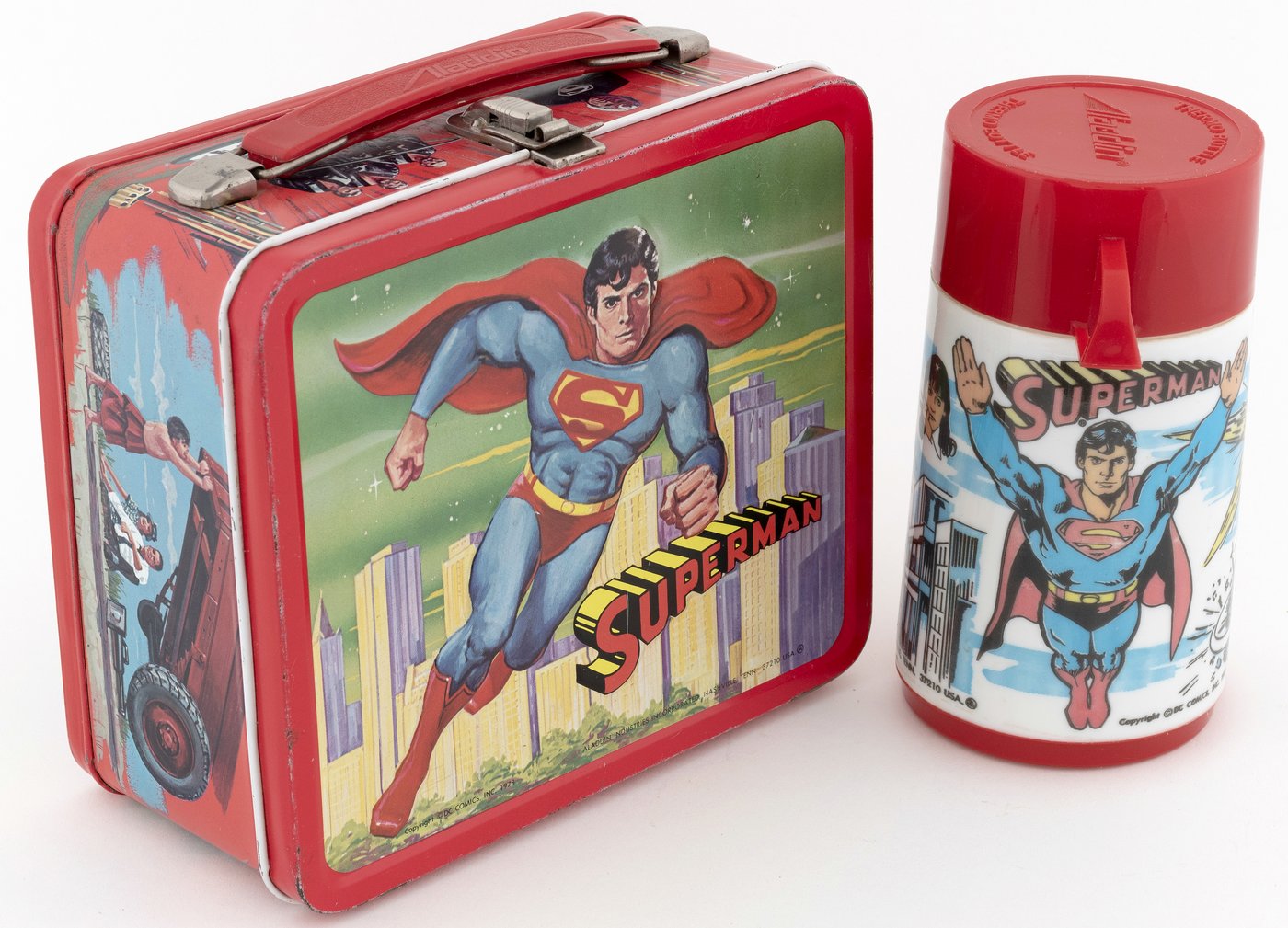 Hakes Superman The Movie Lunchbox And Thermos