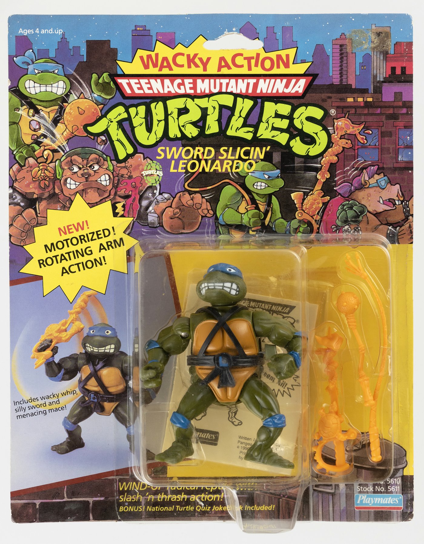 Hake's - TEENAGE MUTANT NINJA TURTLES (1990)- WACKY ACTION SWORD SLICIN ...