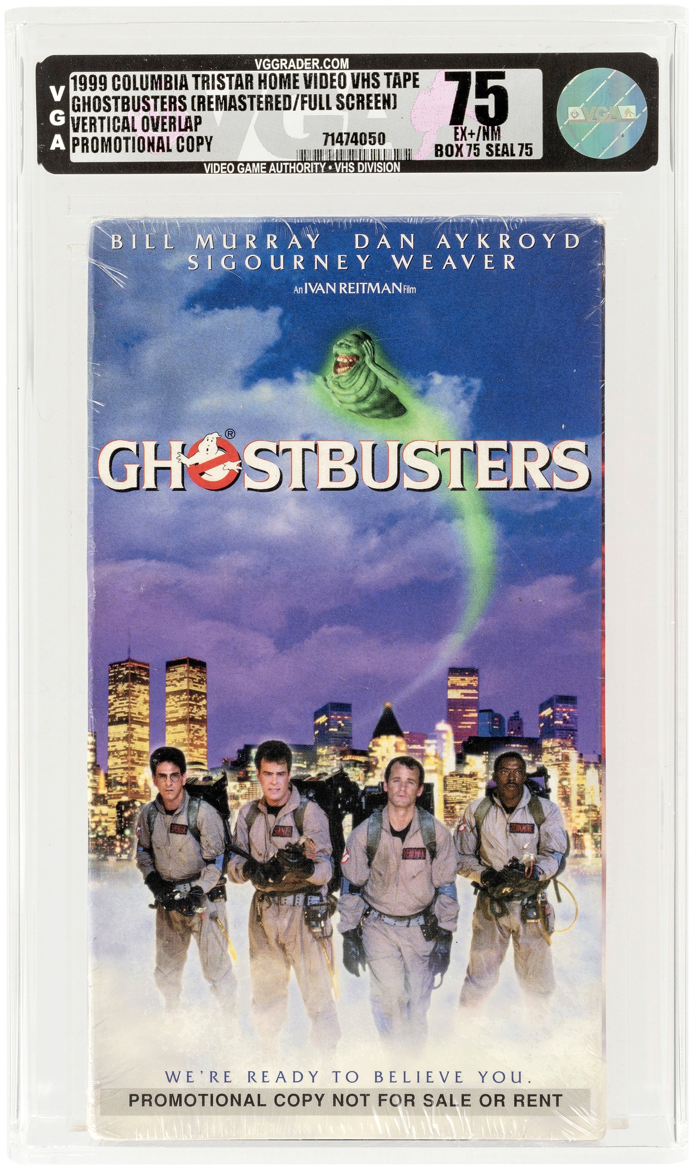 Hake's - GHOSTBUSTERS 1999 COLUMBIA TRISTAR HOME VIDEO VHS TAPE VGA 75 ...