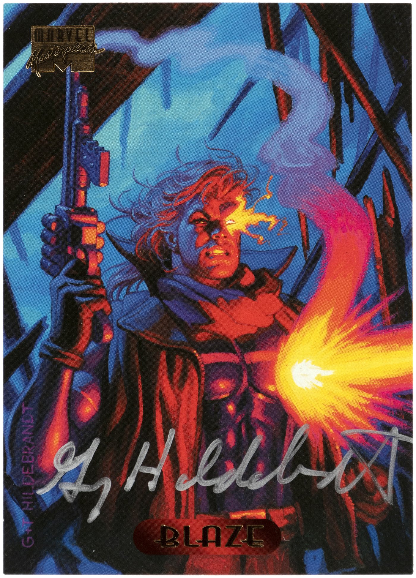 Hake's - MARVEL MASTERPIECES - BLAZE (GHOST RIDER) TRADING CARD ...