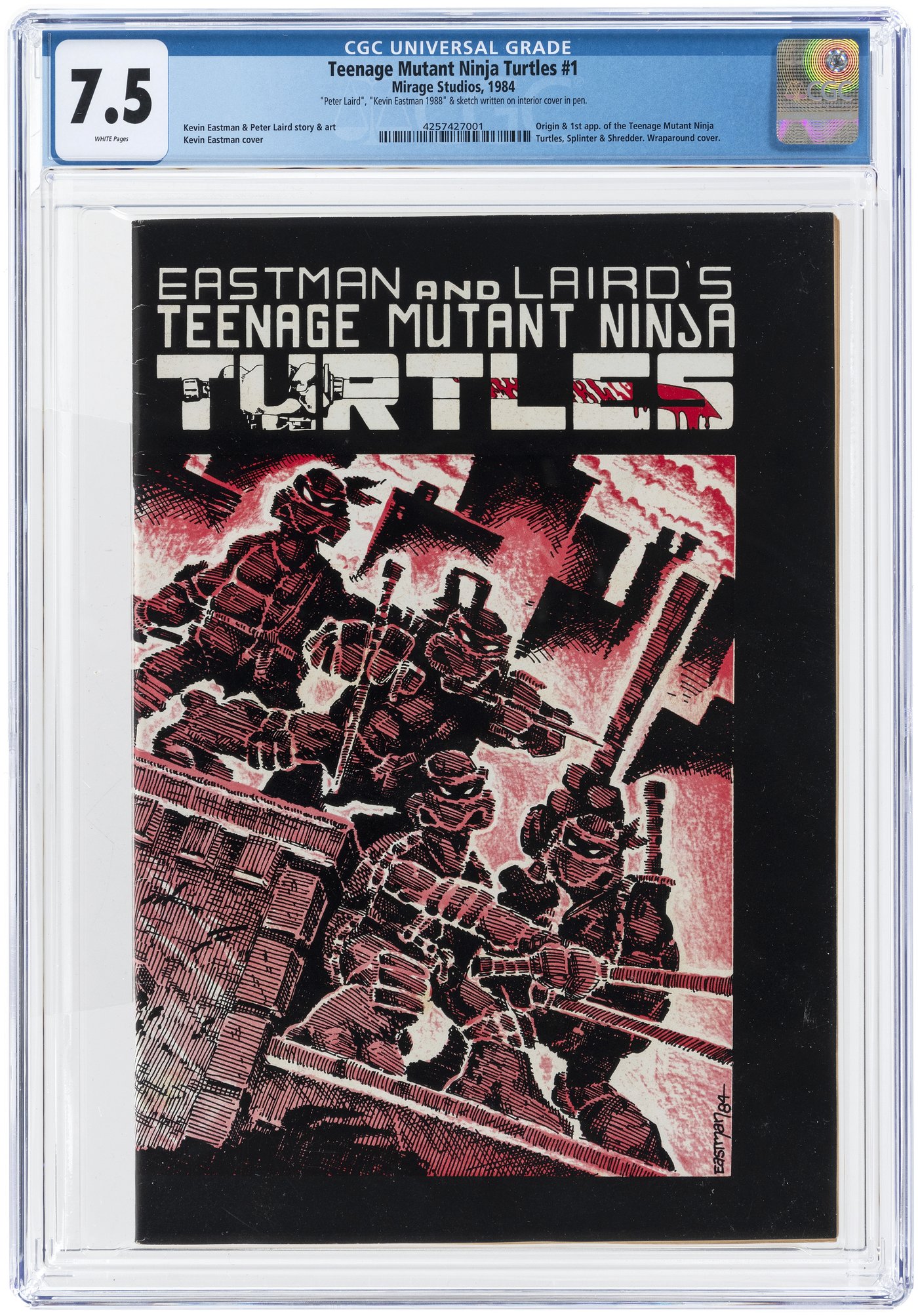 Kevin Eastman Signed Teenage Mutant Ninja Turtles - The Shredder