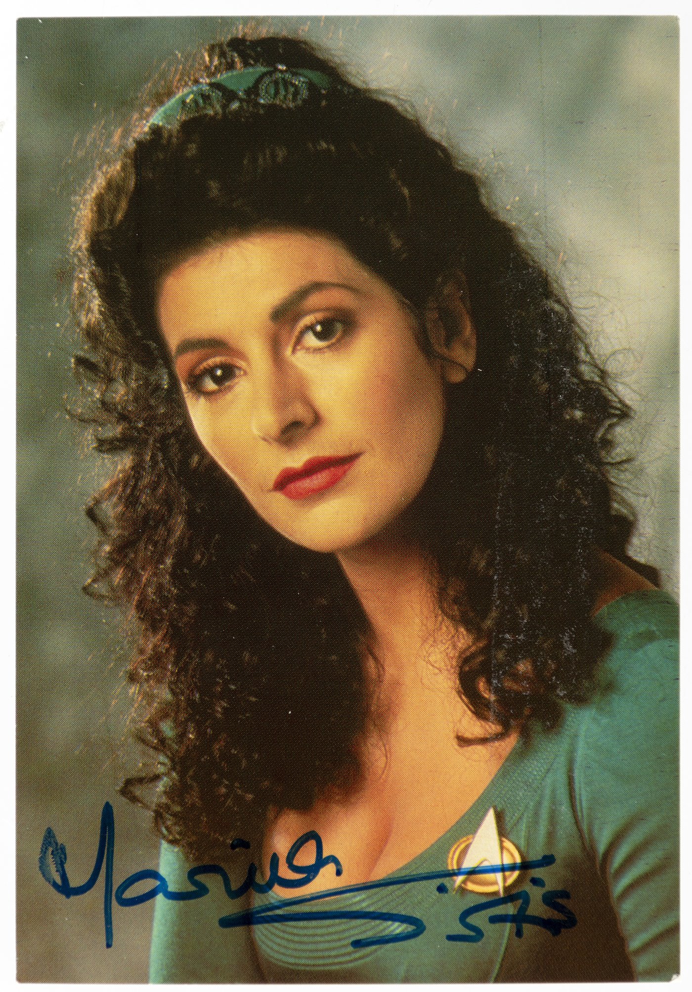 Hake's - STAR TREK: THE NEXT GENERATION - COUNSELOR TROI ACTRESS MARINA ...