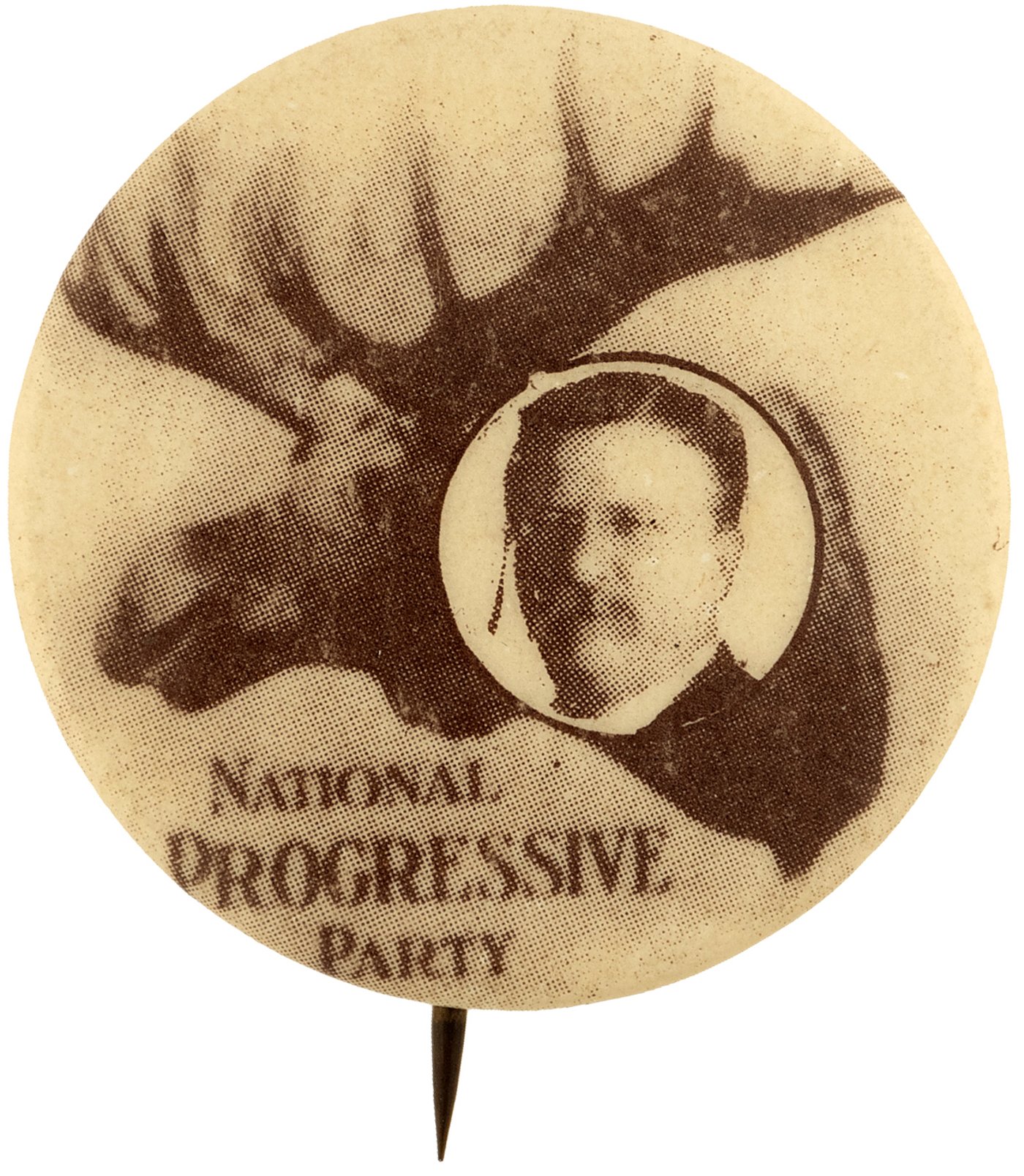 Hake's - ROOSEVELT NATIONAL PROGRESSIVE PARTY 1912 BULL MOOSE PORTRAIT ...