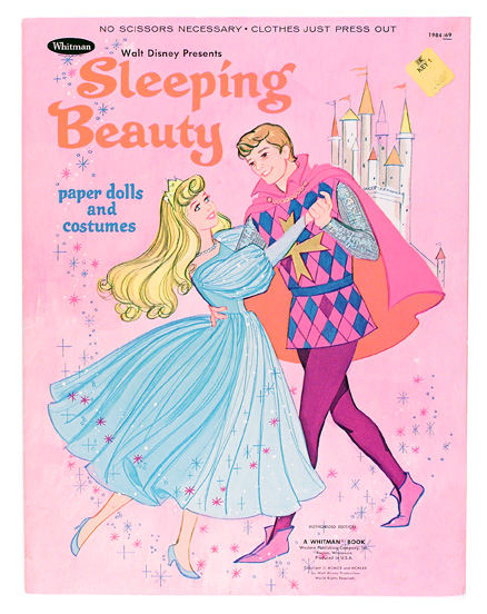 sleeping beauty paper dolls