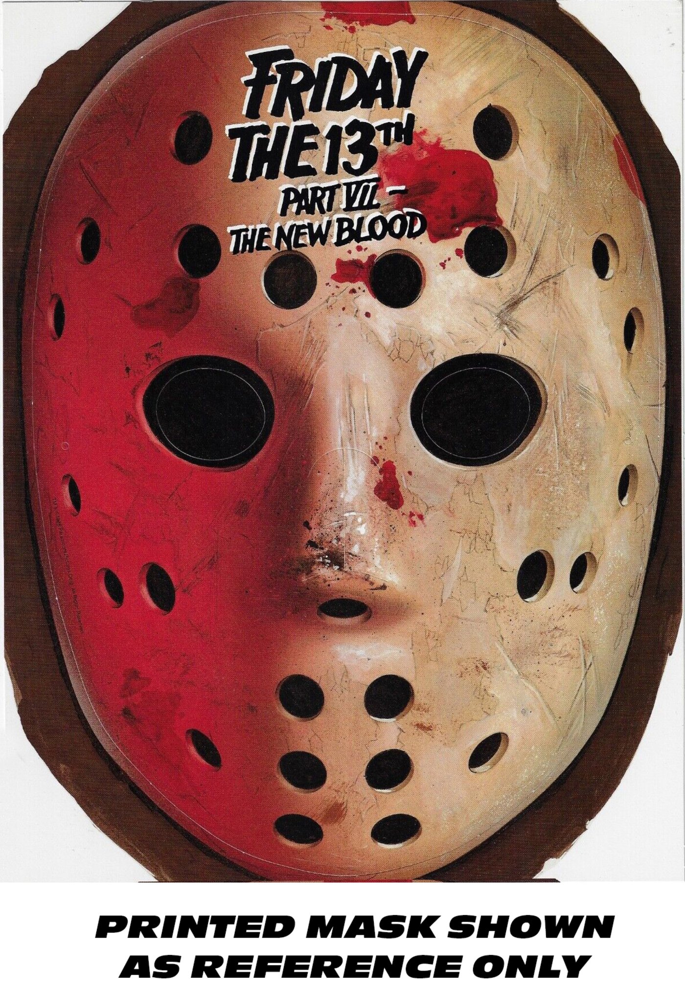 Friday the 13th Jason Voorhees Mask Part 7 The New Blood Display