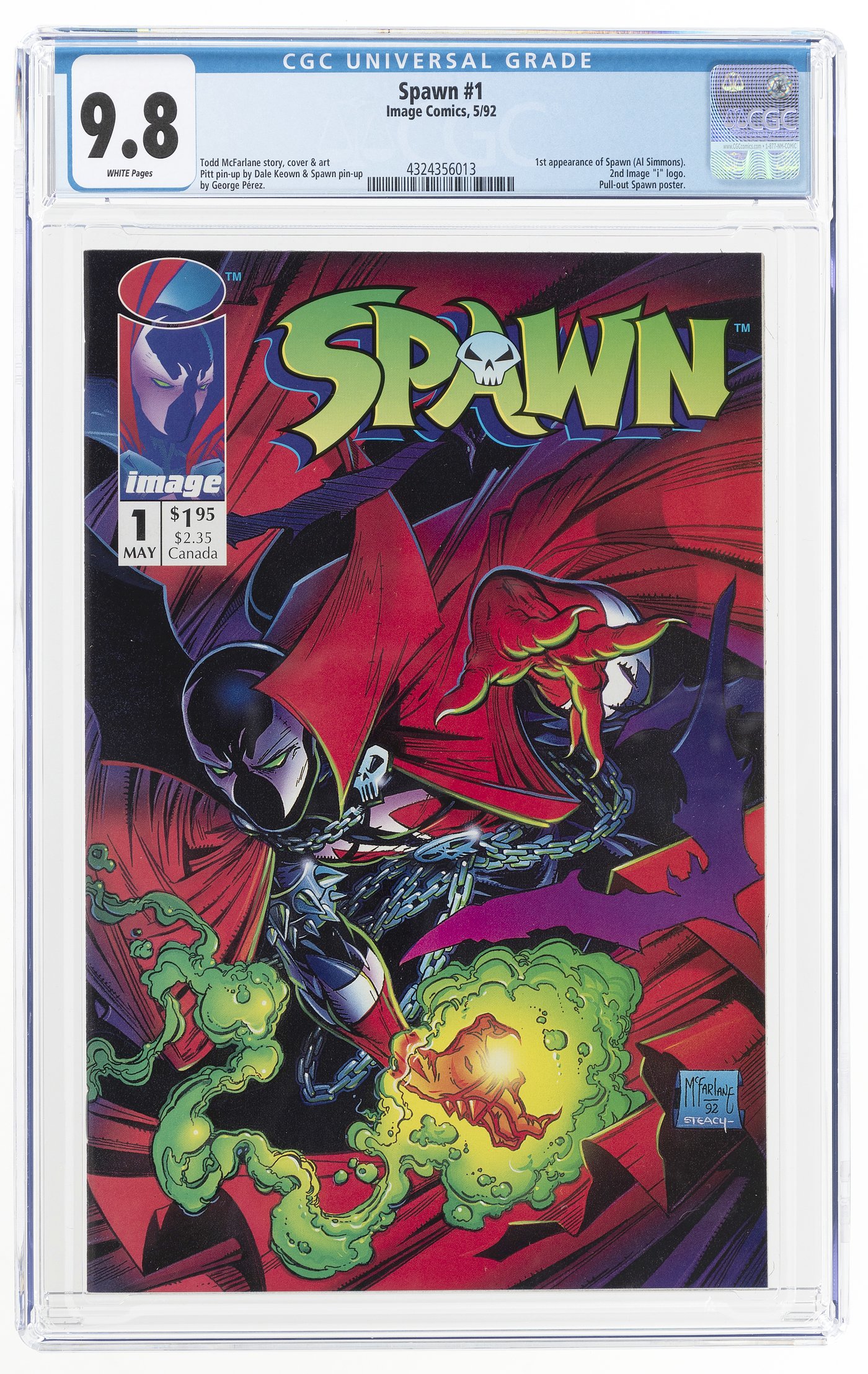 Spawn deals 1 CGC 9.8