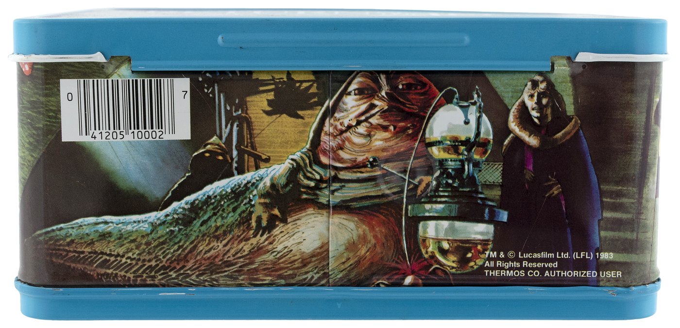 Vintage Star Wars Return good of the Jedi Thermos lunchbox w/thermos 1983