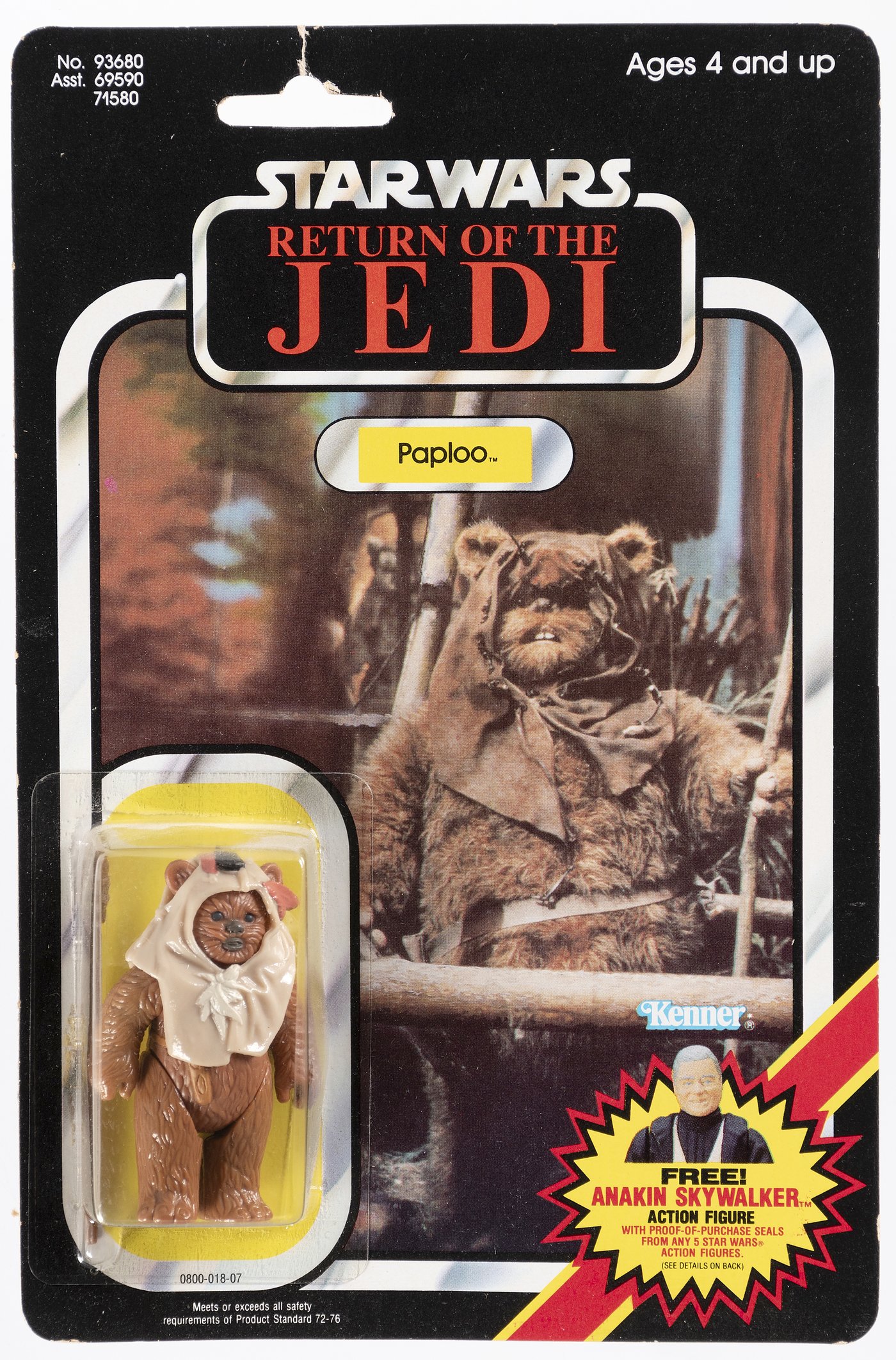 Hake's - STAR WARS: RETURN OF THE JEDI (1983) - PAPLOO 79-BACK CARDED ...
