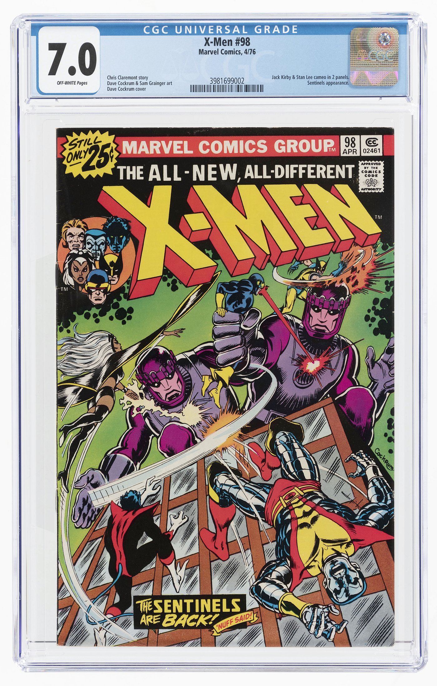 Hake S X Men April Cgc Fine Vf