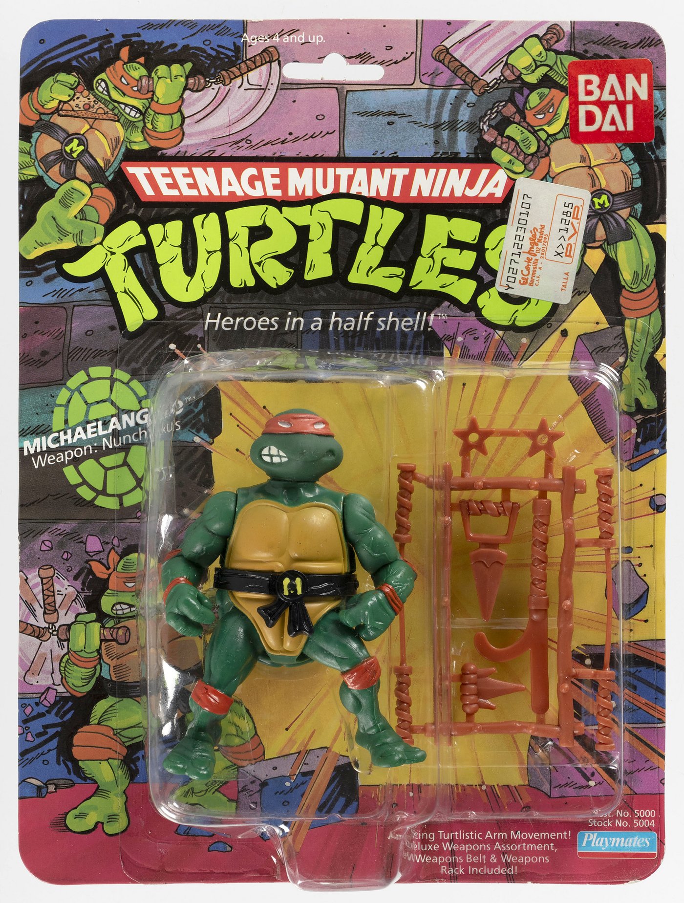 Hake's - TEENAGE MUTANT NINJA TURTLES (1987) - MICHAELANGELO SPANISH ...