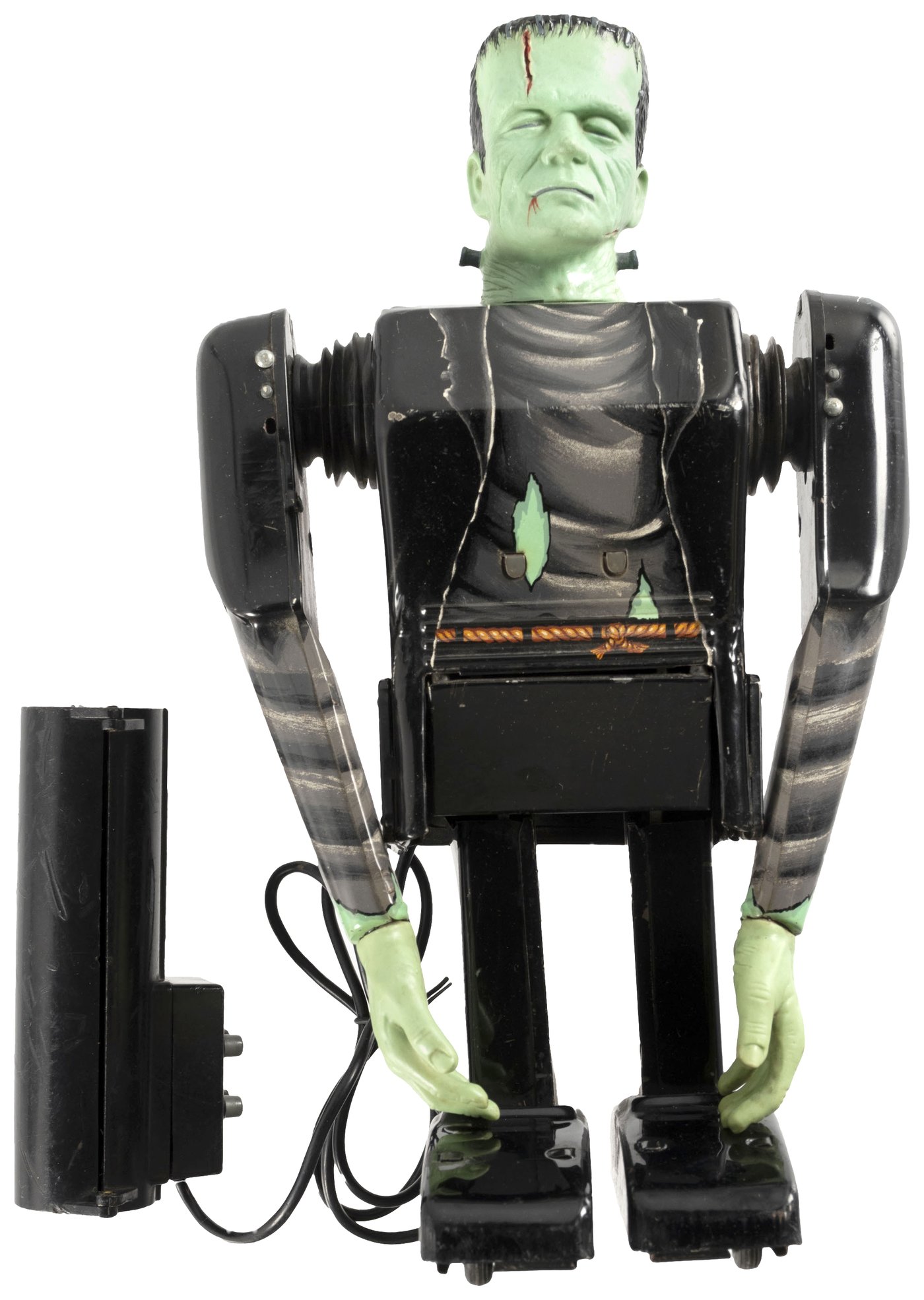 Hake's - MARX LARGE FRANKENSTEIN BOXED MARX REMOTE CONTROL BATTERY TOY.