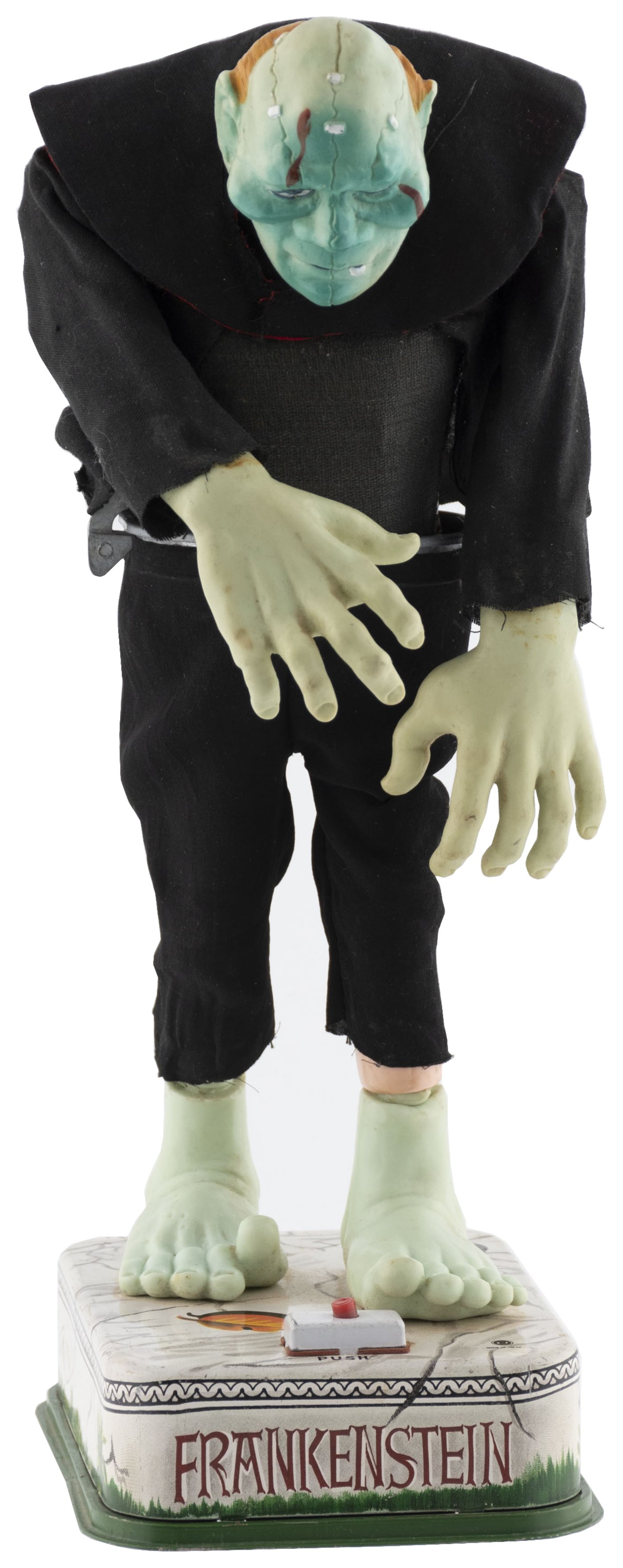 Hake's - NOMURA BLUSHING FRANKENSTEIN MONSTER BATTERY-OPERATED BOXED TOY.