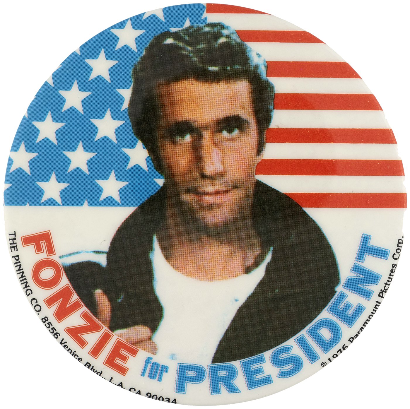 Hake's - SPOOF HOPEFUL FONZIE FOR PRESIDENT 1976 PHOTO EXAMPLE IN THE ...