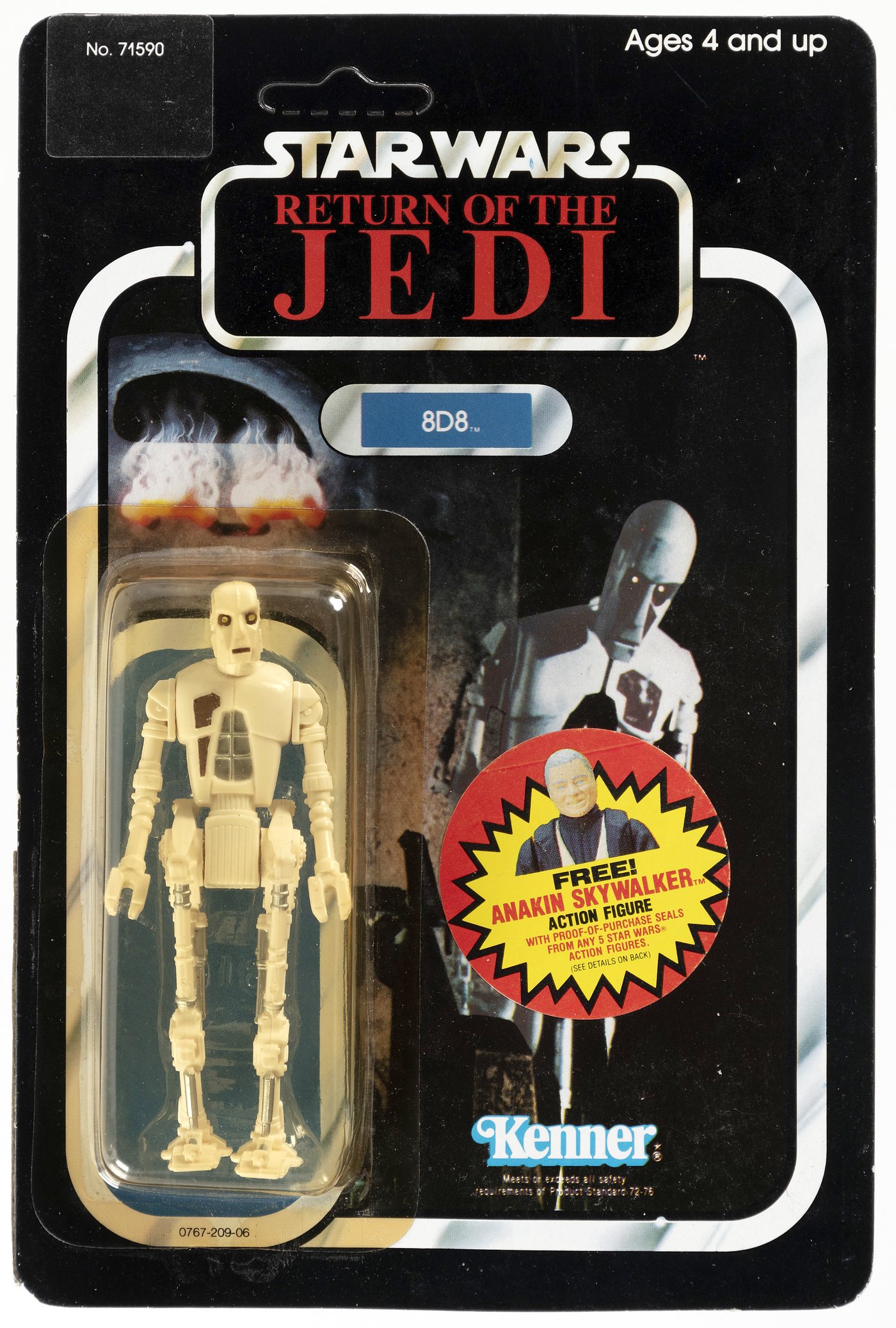 Hake's - STAR WARS: RETURN OF THE JEDI (1984) - 8D8 79 BACK-B CARDED ...