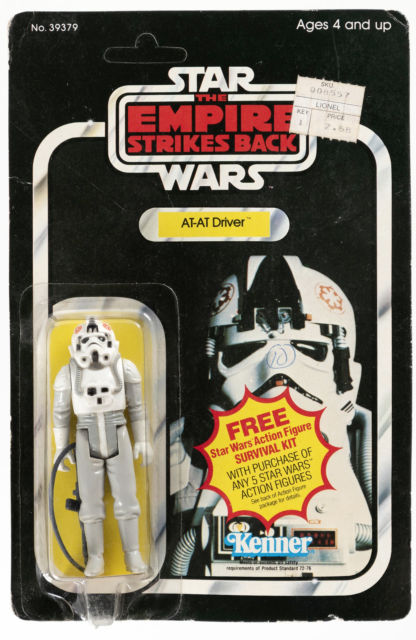 Hake's - STAR WARS: THE EMPIRE STRIKES BACK (1982) - AT-AT DRIVER 41 ...