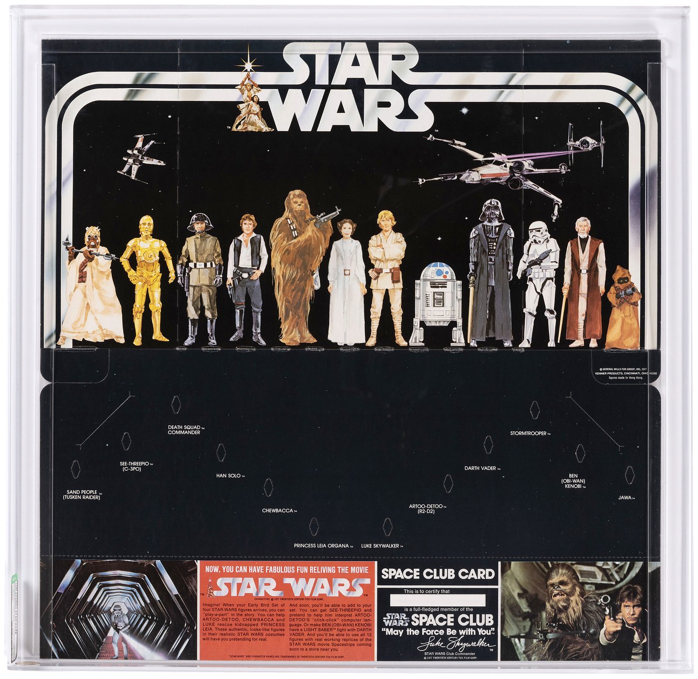 Hake's - STAR WARS (1977) - EARLY BIRD DISPLAY STAND LOOSE PLAYSET AFA ...