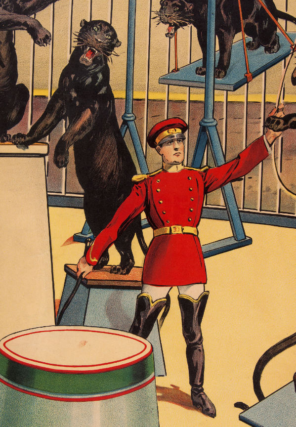 Hake's - Ringling Bros., Barnum & Bailey Black Panthers Circus Poster.