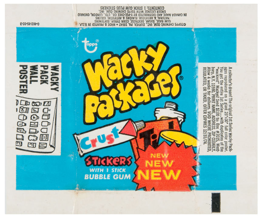 Hake's - “WACKY PACKAGES 6TH SERIES” SET WITH BOTH CHECKLIST VARIETIES ...