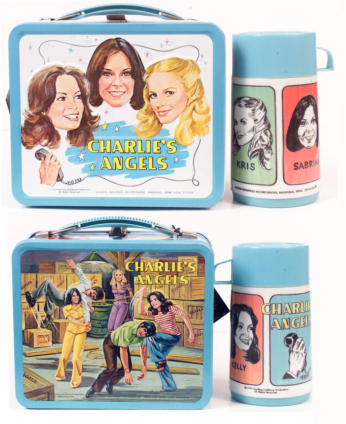 Hakes Charlies Angels Lunch Box Wthermos