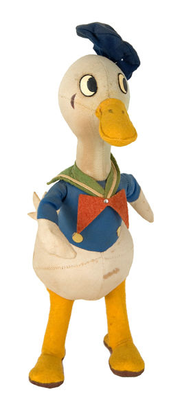 Hake's - LONG-BILLED DONALD DUCK KNICKERBOCKER DOLL.