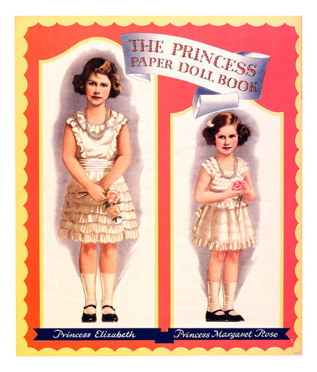 queen elizabeth paper dolls