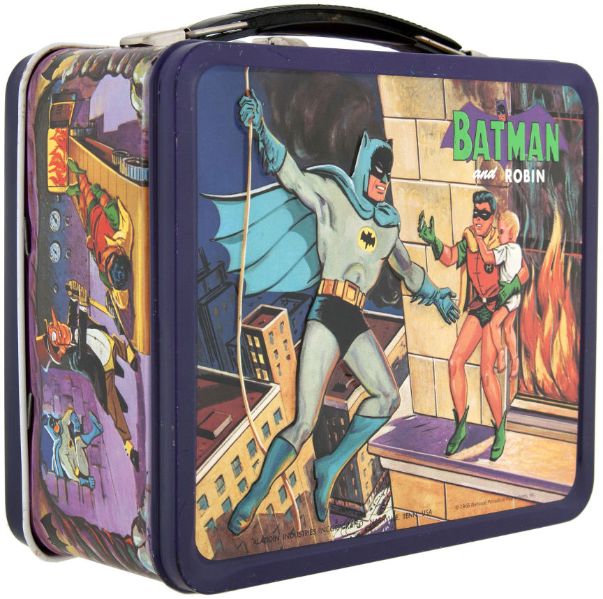 Sold at Auction: Batman and Robin Lunchbox and Thermos