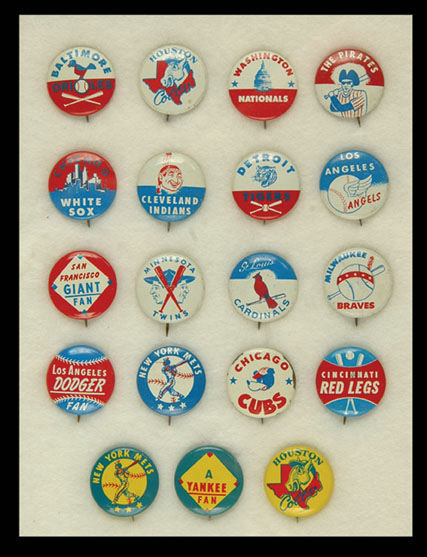 Hake's - GUY'S POTATO CHIPS BASEBALL TEAM BUTTONS.