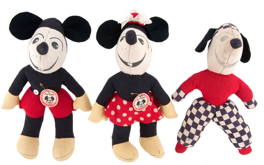 christmas mickey doll