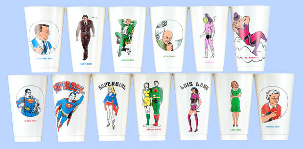 DC COMICS - Set of 4 Espresso Mugs : : Mug DC Comics